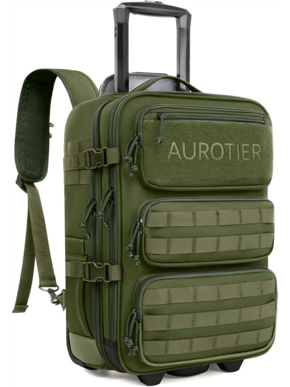 17-Inch Wheeled Laptop Backpack for Travel, Work & Hiking - Rolling Carry-On Bag